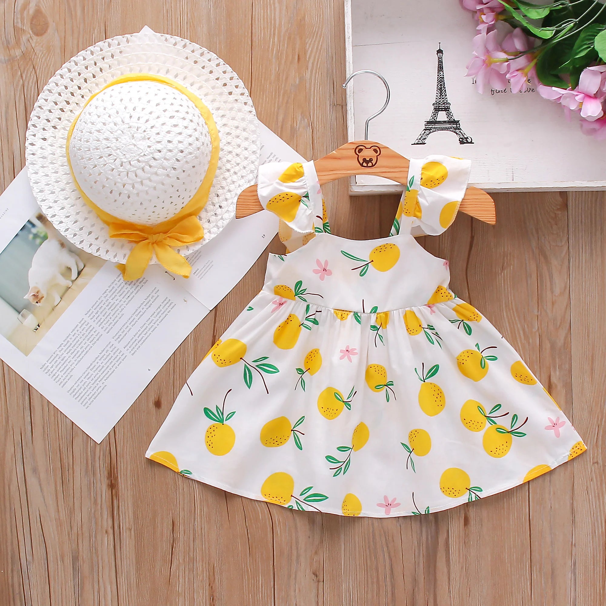 Cute Fruit Print Dress