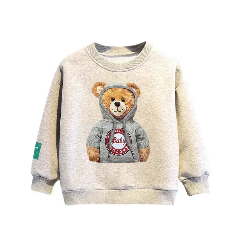 Cartoon Bear Baby Tracksuit  Autumn