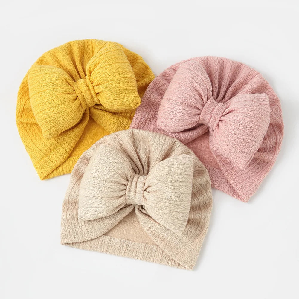 Bowknot Knitted Baby Turban