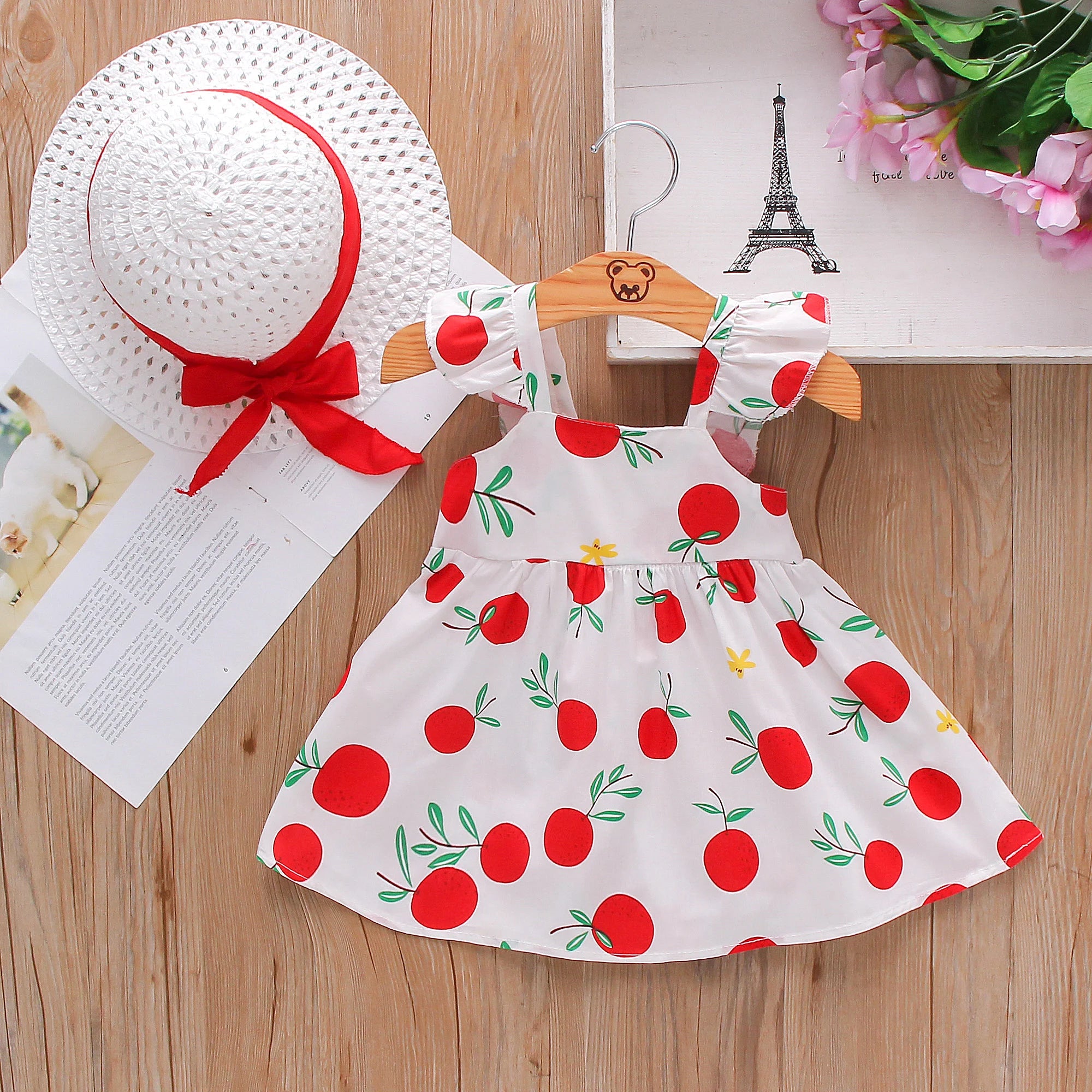 Cute Fruit Print Dress